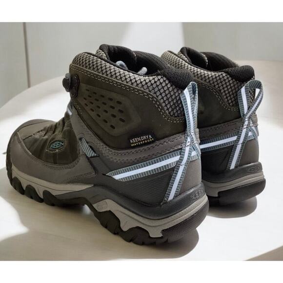 Keen Targhee III Waterproof Mid Hiking Boots - Women's 6.5 blue/gray - Picture 4 of 6